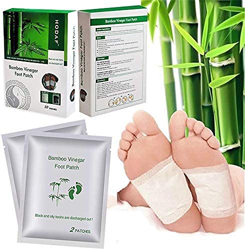 Foot Pads - Kinoki Detox Foot Patches ( Pack of 10 Pcs )(4.9/5 ⭐⭐⭐⭐⭐ 235 Reviews)